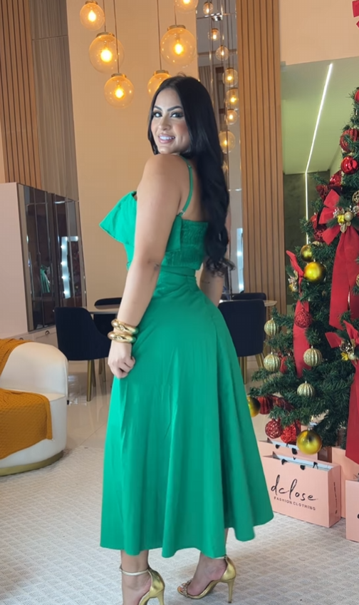 Vestido Tamy Verde